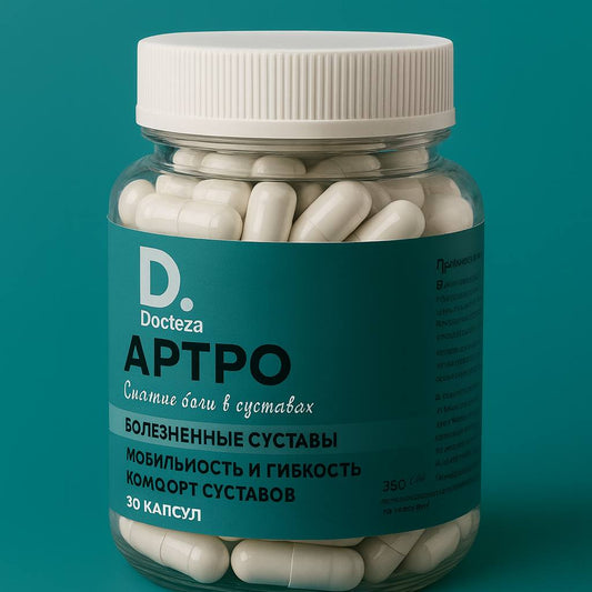 Docteza Артро™ : Полноценная формула для суставов для снятия боли и защиты хряща.