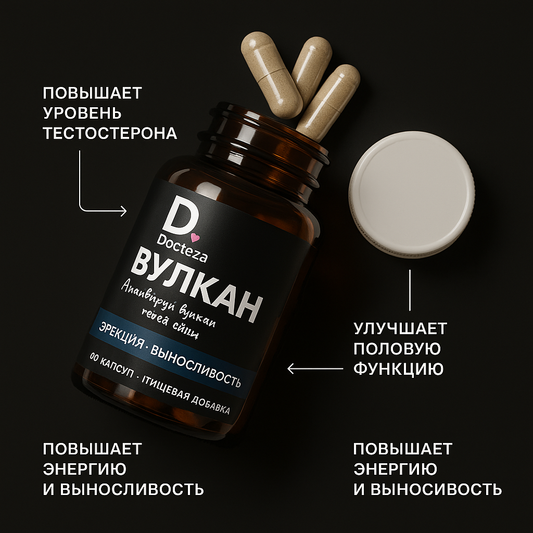Docteza ВУЛКАН™ : Отпустите свою мужскую мужественность, естественно